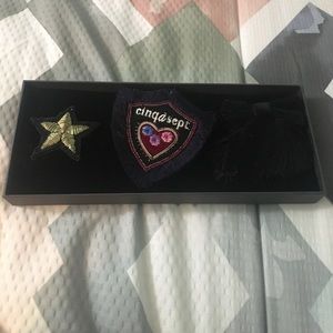 NWT.  Cinq a sept brooches